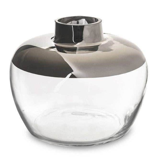 Ваза стеклянная Flora H-16 см (34275)