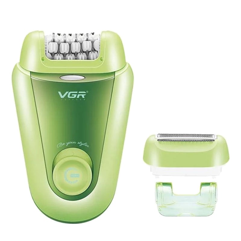 Епілятор VGR V-758 акумуляторний 2в1 Green (26202546)