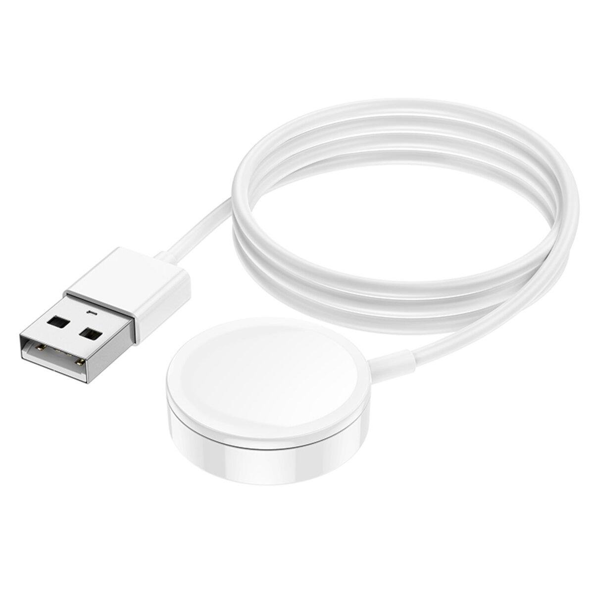 Кабель для заряджання смарт-годин HOCO Y9 Smart sports watch charging cable White (602531) - фото 2