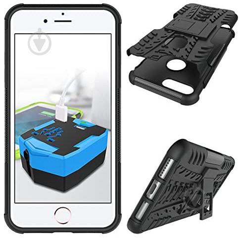 Чехол Armor Case для Apple iPhone 7 Plus / 8 Plus Black (arbc7457) - фото 2