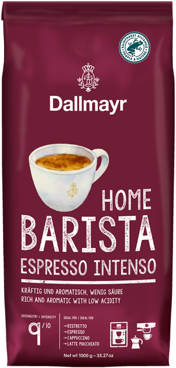 Кава Dallmayr Home Barista Espresso Intenso у зернах 1 кг (13309543)