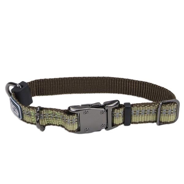 Нашийник світловідбиваючий для собак Coastal K9 Explorer Collar 1,6х20-30 см (36422_FRN12)