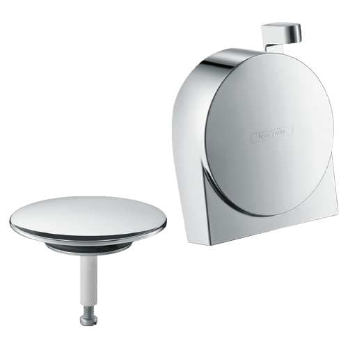 Наружная часть Hansgrohe Exafill S к сифону на ванну с наполнением Хром (58117000)