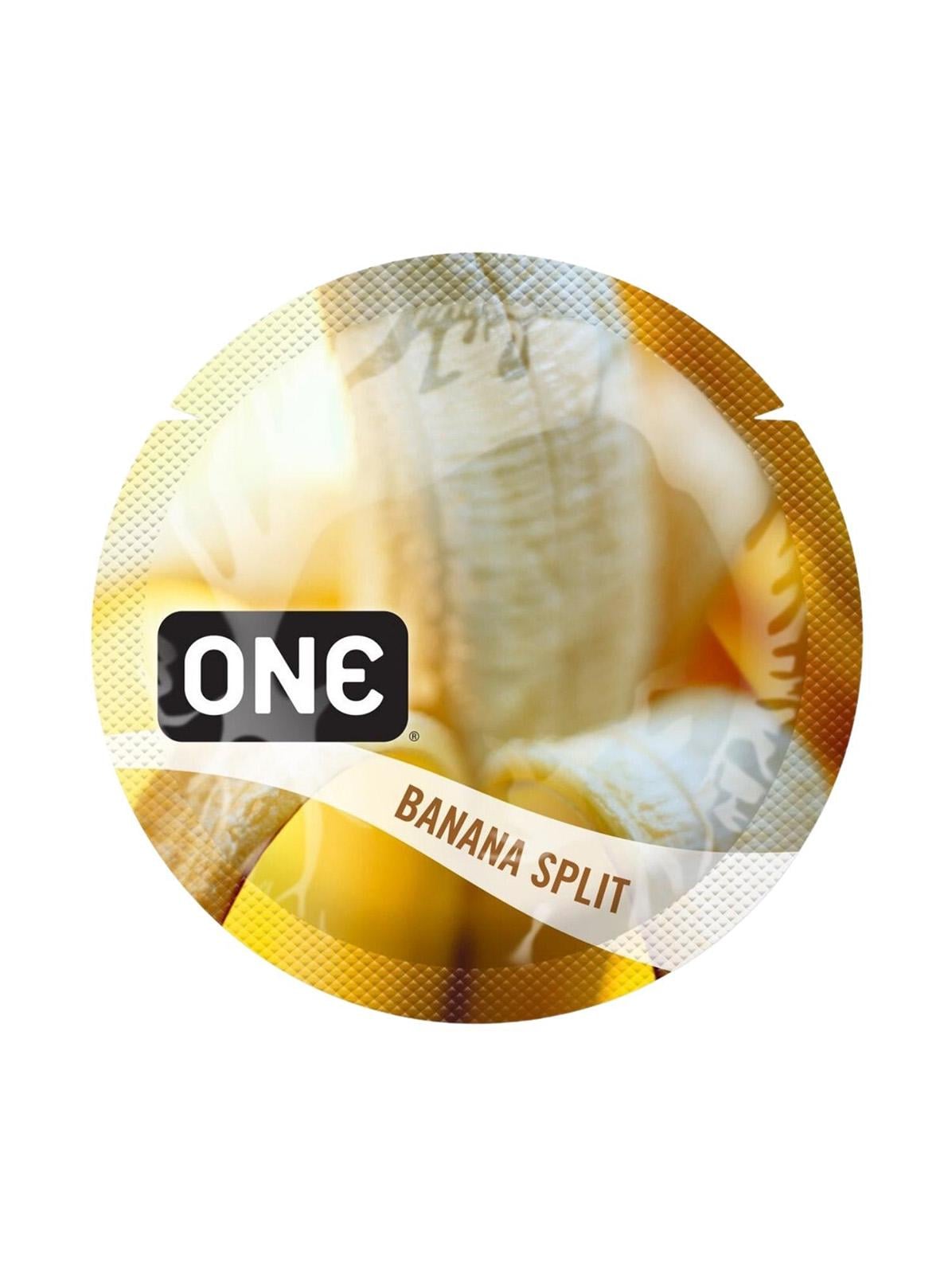 Презервативы One Flavor Waves банановый вкус 3 шт.