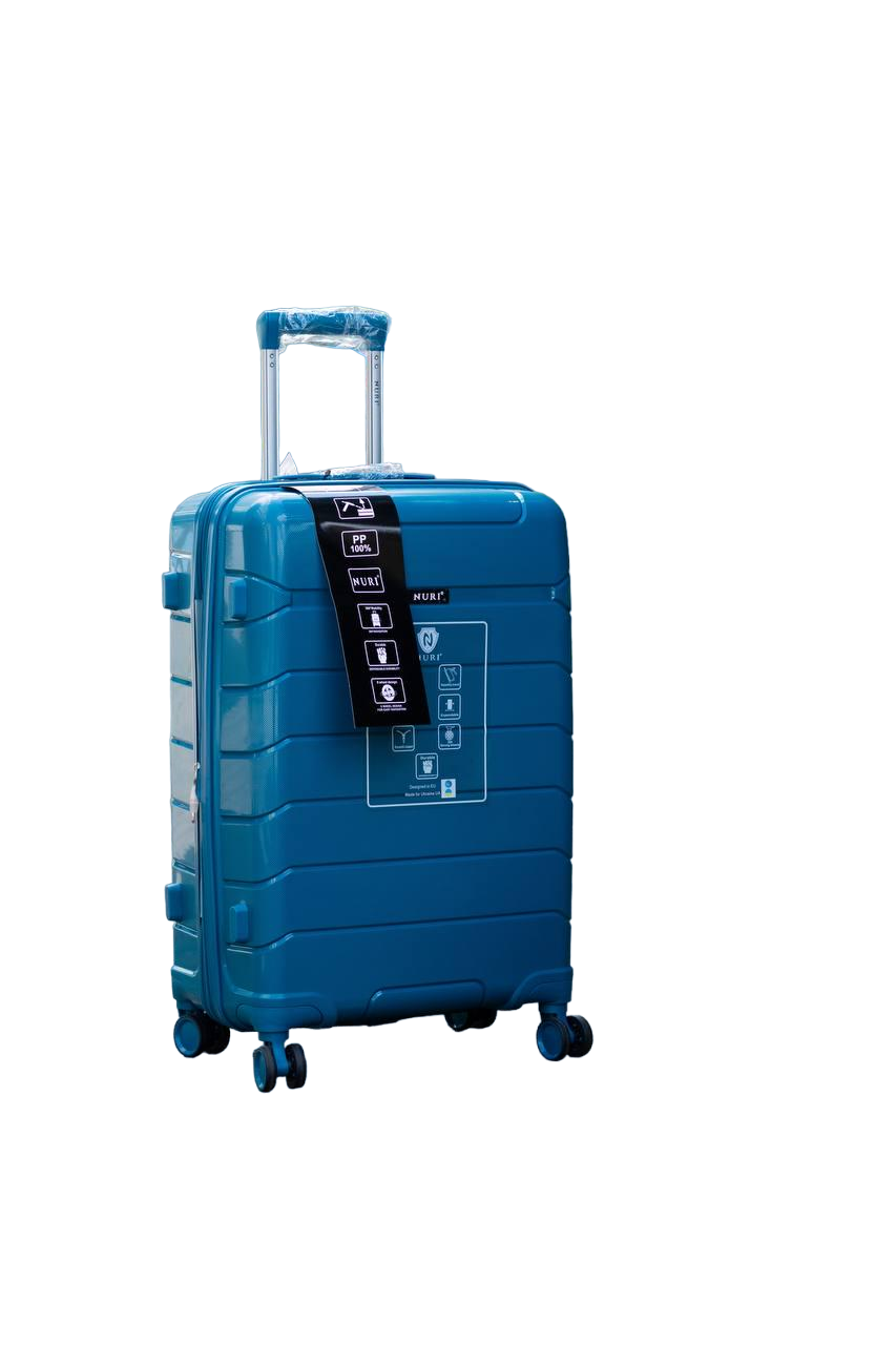 Чемодан пластиковый Nuri 1908 S Синий (11823694) - фото 1 Чемодан пластиковый Nuri 1908 S Синий (11823694) - фото 1