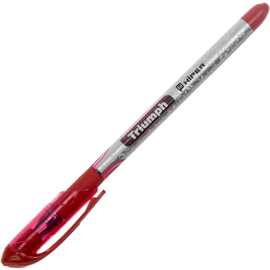 Ручка масляна Triumph Hiper HO-195 Червоний 5 шт.(MHP-HO-195-RED)