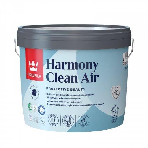 Краска TIKKURILA Harmony Clean Air матовая для интерьера 0,9 л Краска TIKKURILA Harmony Clean Air матовая для интерьера 0,9 л