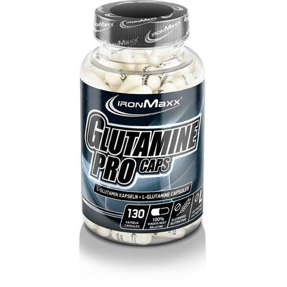 Глютамин для спорта IronMaxx Glutamine Pro 130 Caps