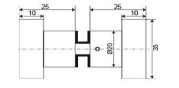 Ручка кноб для скляних душових дверей KECO хром (K-3036) - фото 2