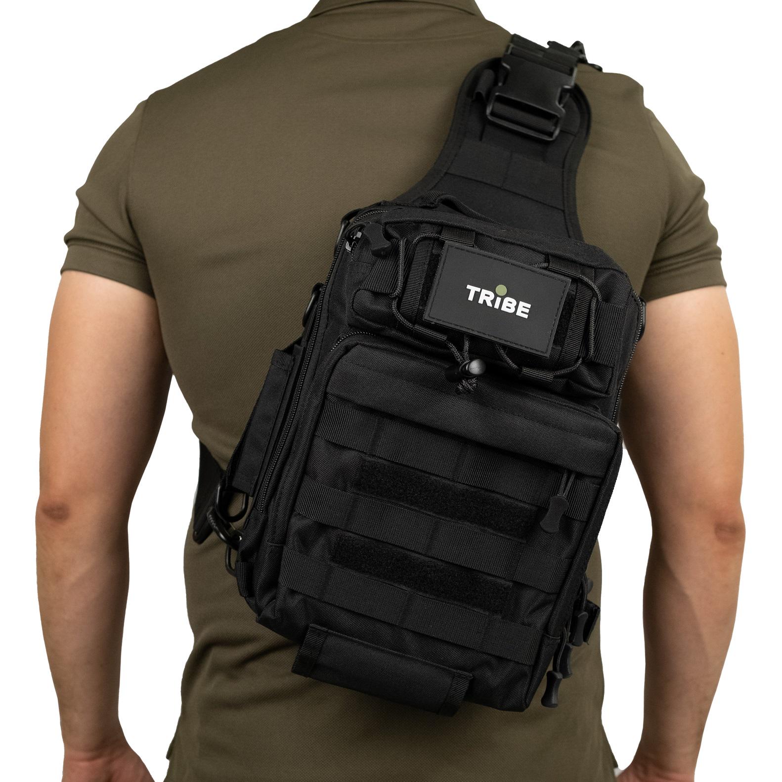 Сумка через плече Tribe Sling Pack 6,5 л Чорний (T-IE-0003-black) - фото 2