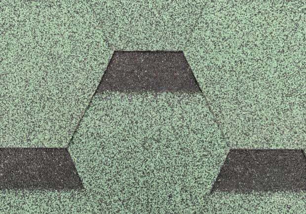 Бітумна черепиця Onduline Bardoline First Hexagonal Зелений (000001930)