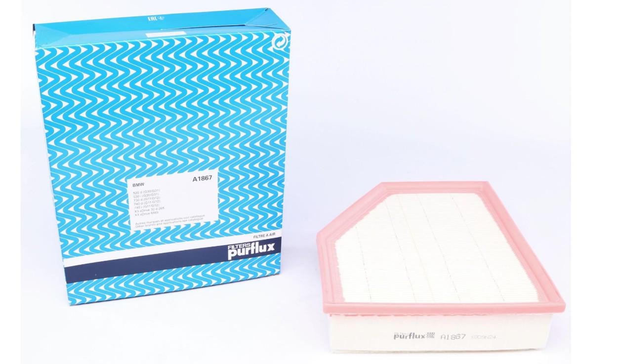 Фільтр повітряний PURFLUX для BMW 5 G30, F90/7 G11/G12 15- (A1867) Фільтр повітряний PURFLUX для BMW 5 G30, F90/7 G11/G12 15- (A1867)