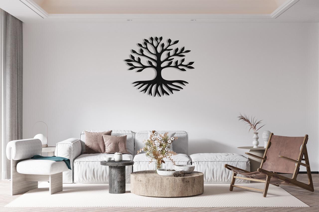Декоративное панно на стену Upwood Decor Mandala Tree 12 70х81,2 см Black (1577967902)