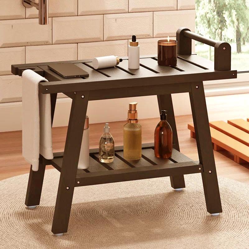 Табурет для ванной из дерева Лонус Капучино (ТВН-008409)