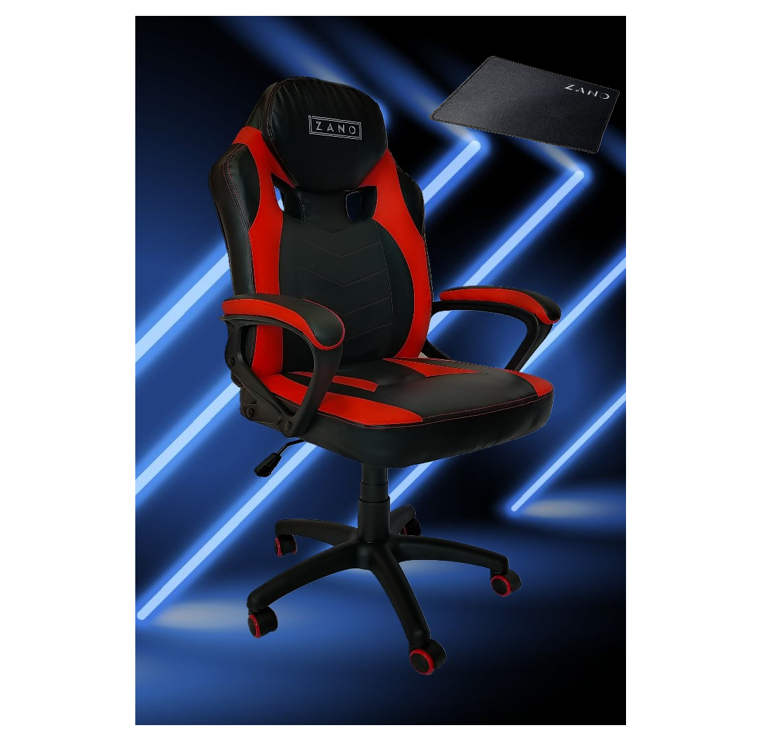 Компьютерное кресло ZANO WARRIOR RED оригинальный коврик для мыши
