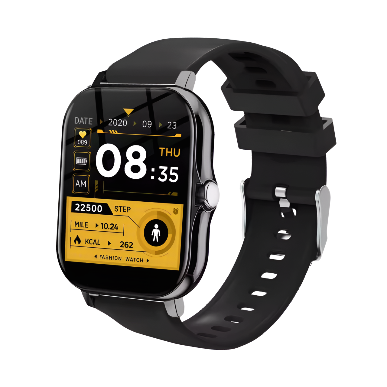 Смарт-часы с GPS фитнес-трекером шагомером Черный (1756895985209) Смарт-часы с GPS фитнес-трекером шагомером Черный (1756895985209)