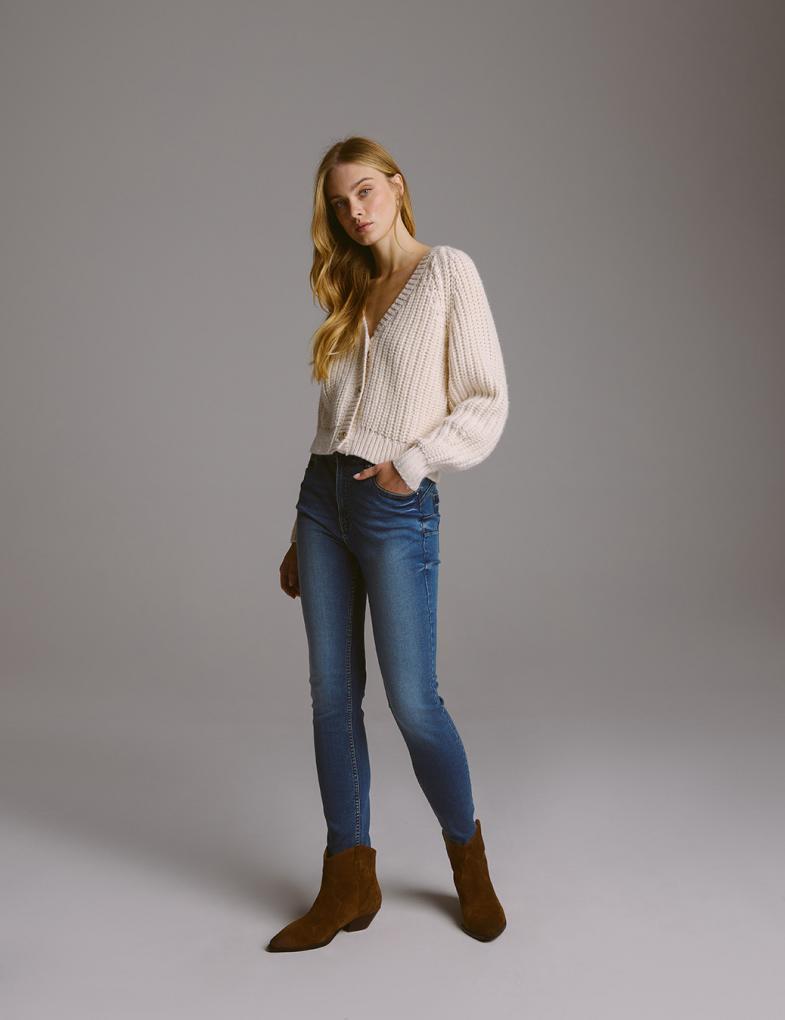 Джинси жіночі Diverse POLENA II р. 42 Темно-блакитний (5905384046369)