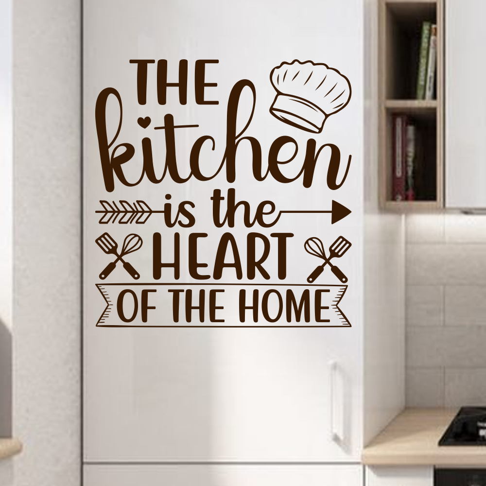 Наклейка Happy Pocket The kitchen is the heart 49х50 см Коричневый матовый (HP-072S-800M) - фото 5