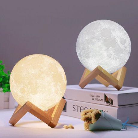 Світильник настільний 3D Moon Light Lamp 15 см з сенсорним керуванням - фото 2