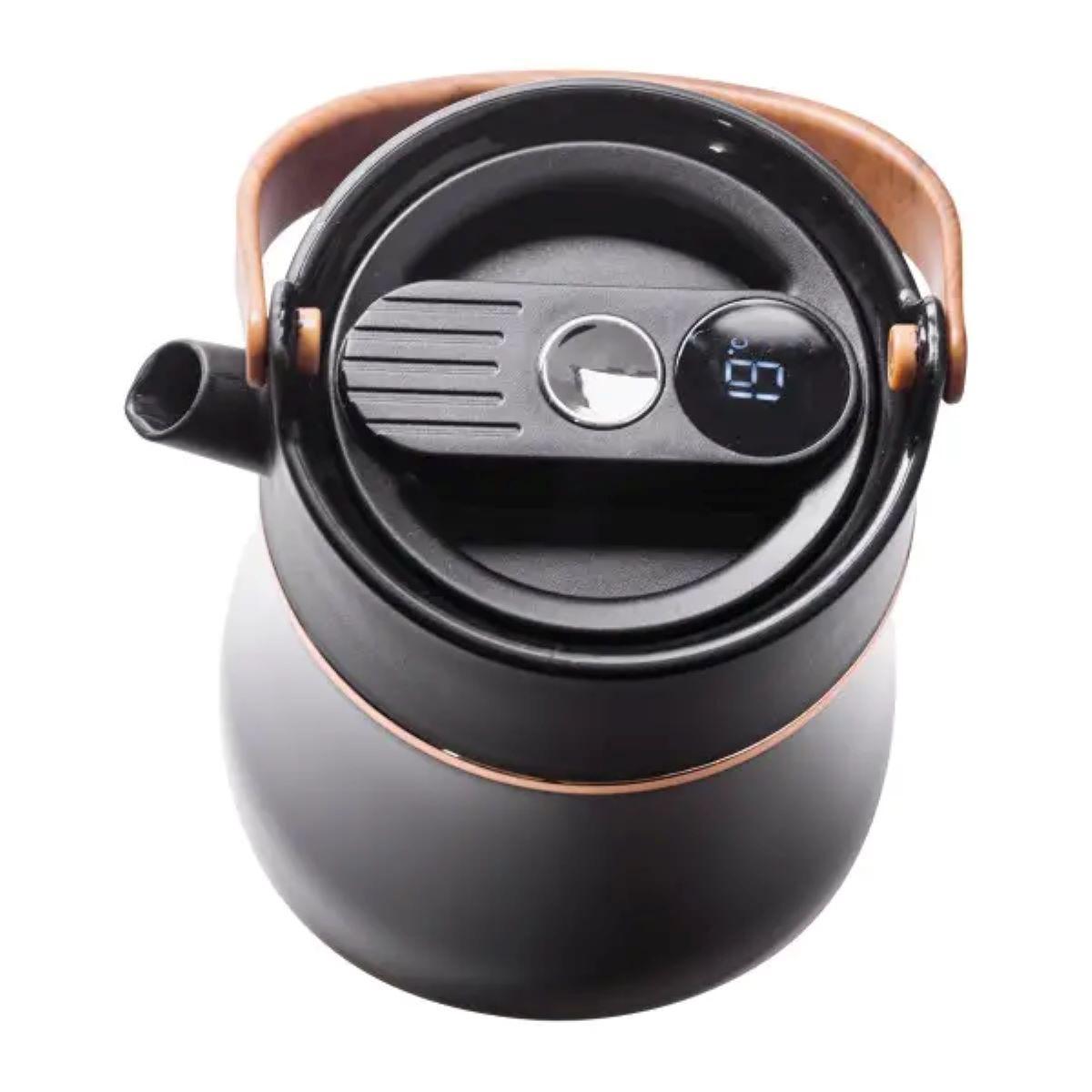 Чайник термос з датчиком температури та вакуумною ізоляцією HP-14-22B 700 мл Чорний (A-033289) - фото 5