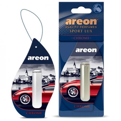 Освежитель воздуха жидкий лист AREON SPORT LUX Chrome 5 мл (LX05)