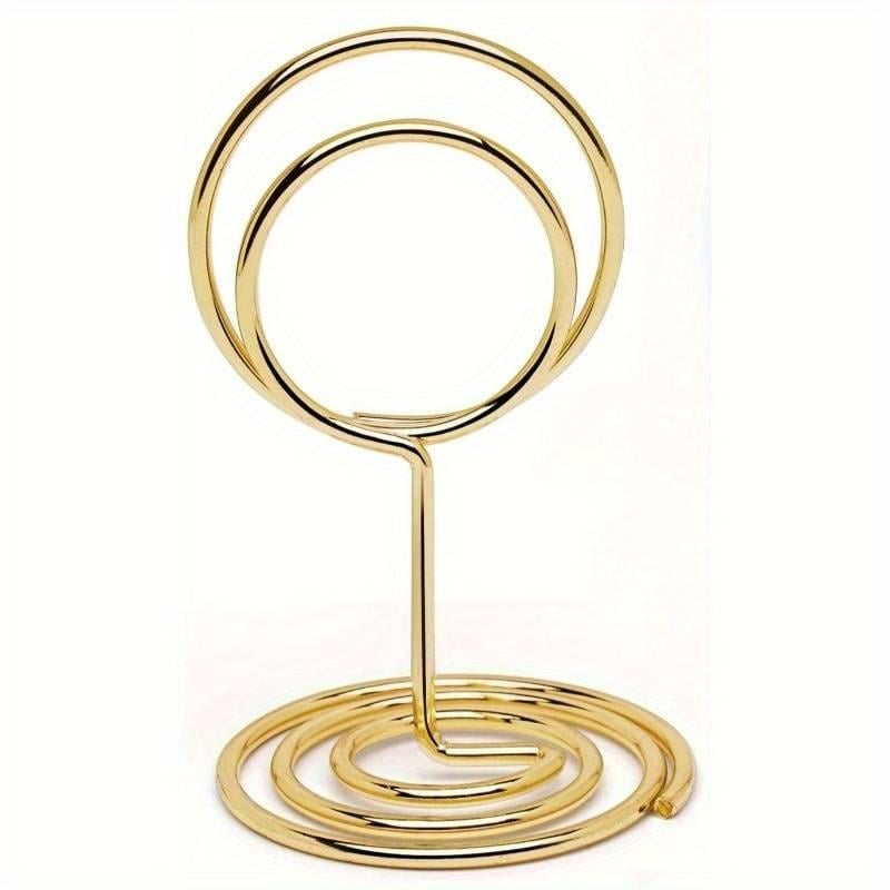 Подставка для карточек рассадки гостей Leeseph 10 шт. Золотой (2651833300)