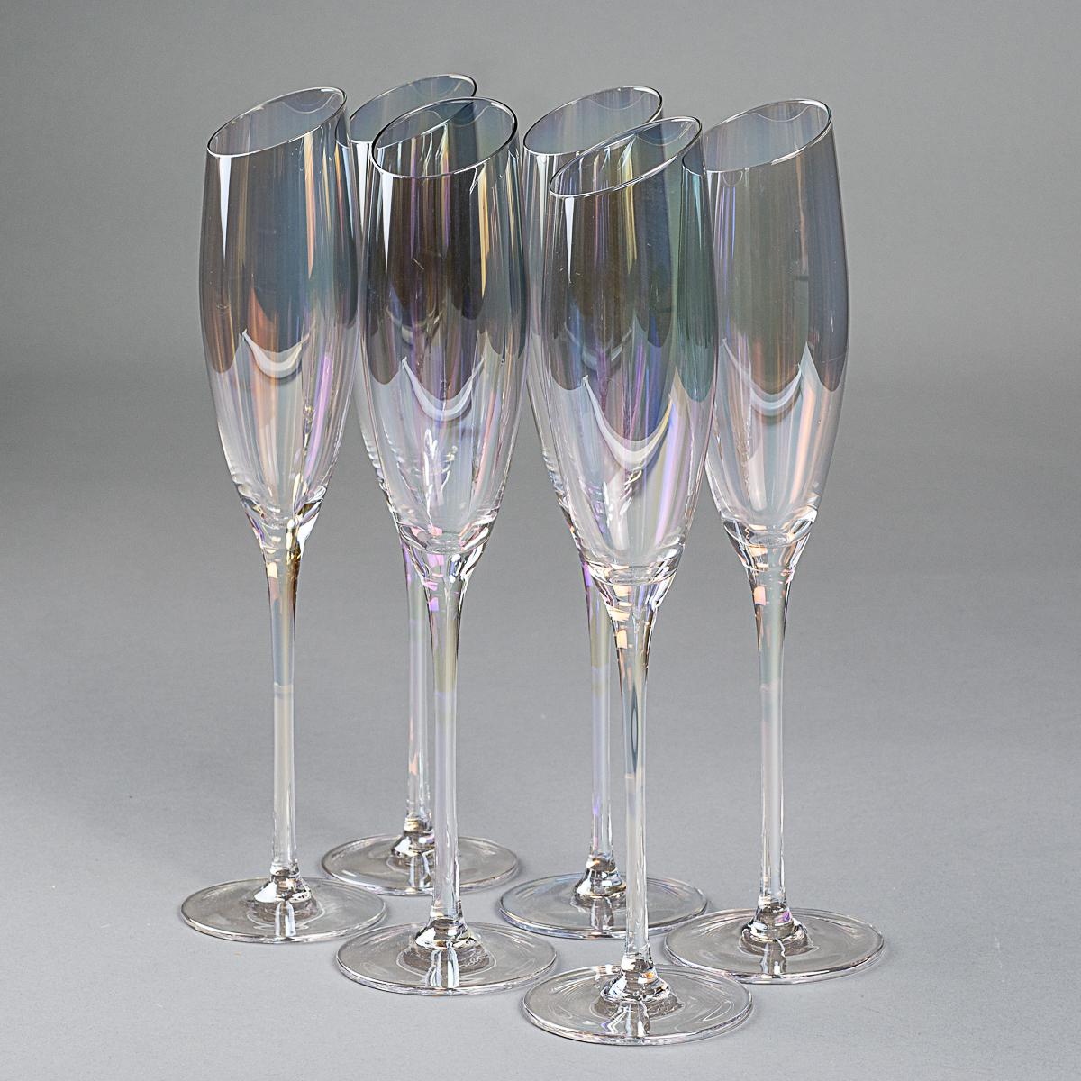 Комплект бокалов для шампанского Elisey Перламутр 6 шт. (8507-013)