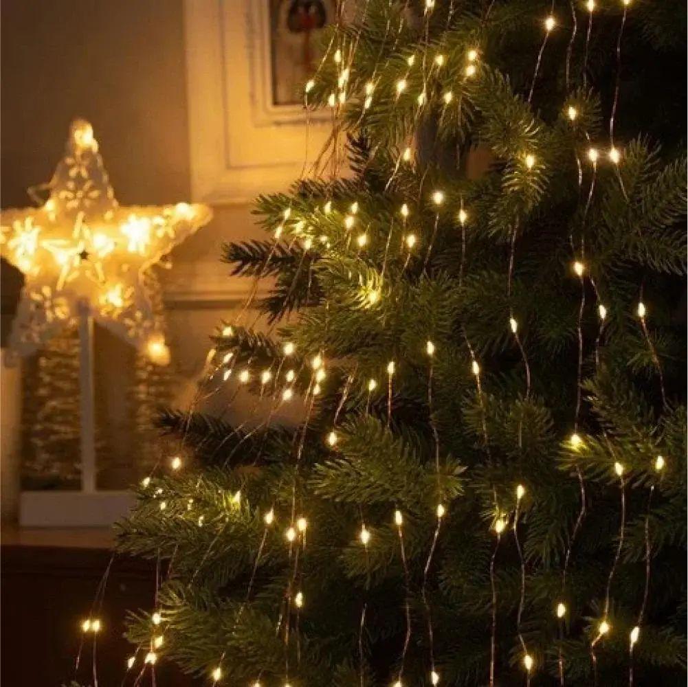 Гирлянда смарт Конский хвост Bluetooth USB 20 нитей по 2 м с управлением через приложение и пультом (opt-105146) - фото 2