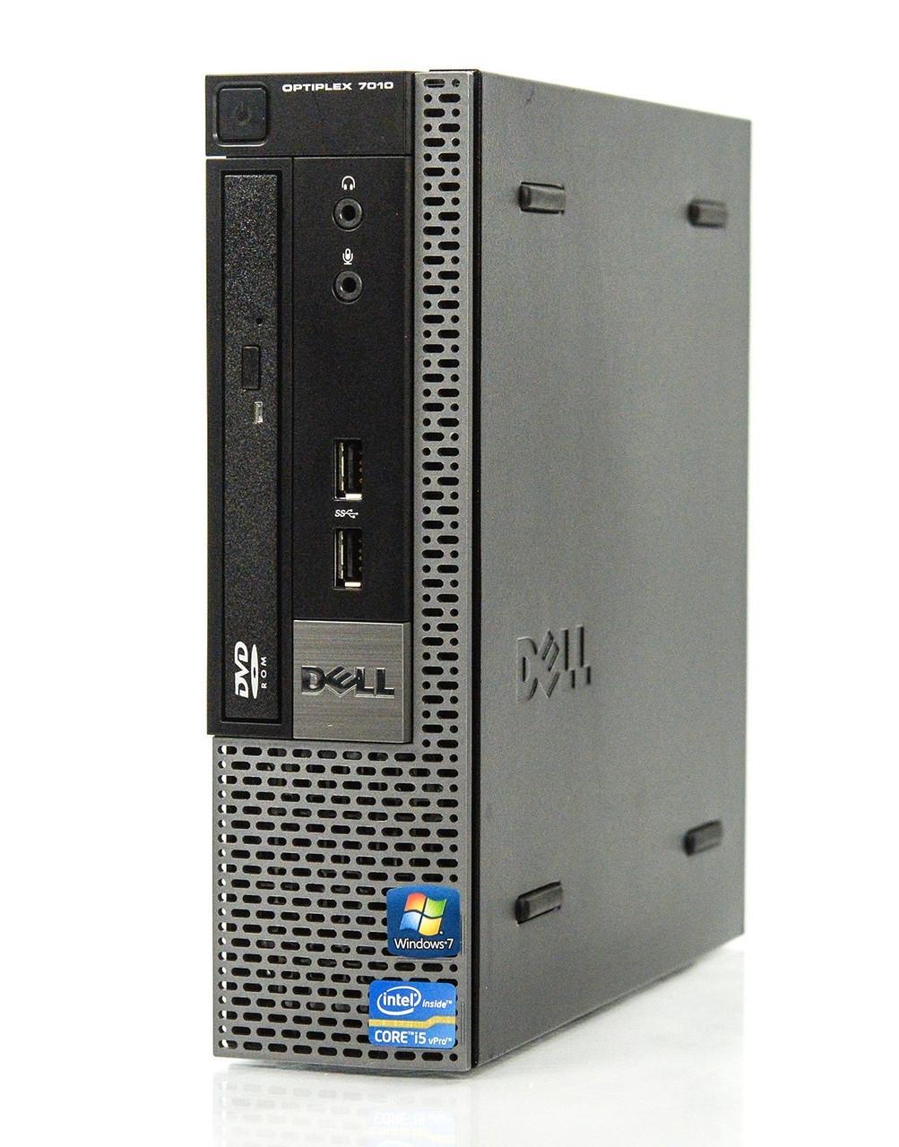 Міні-комп'ютер Dell Optiplex 7010 USFF Intel Core i5-3470S 8 ГБ ОП 128 SSD Windows 10