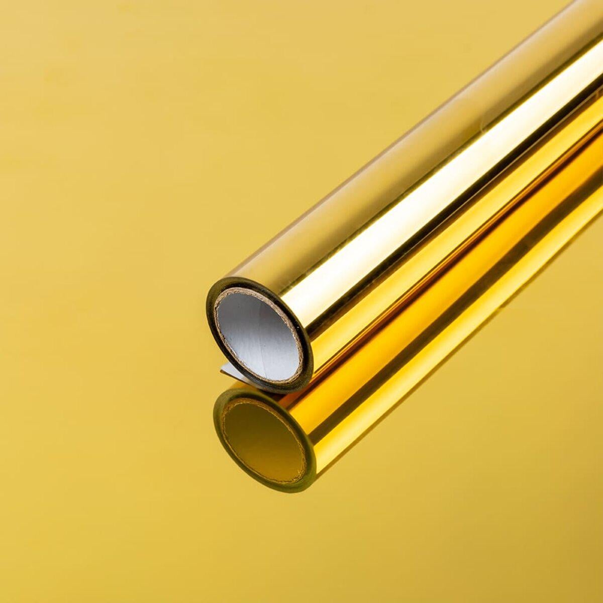 Пленка для окон зеркальная солнцезащитная 600х3000х0,08 мм Золотой (SW-00002720)