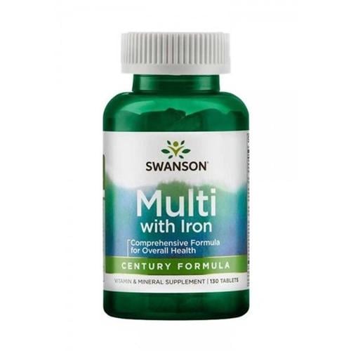 Вітамінно-мінеральний комплекс Swanson Multi with Iron 130 Tabs