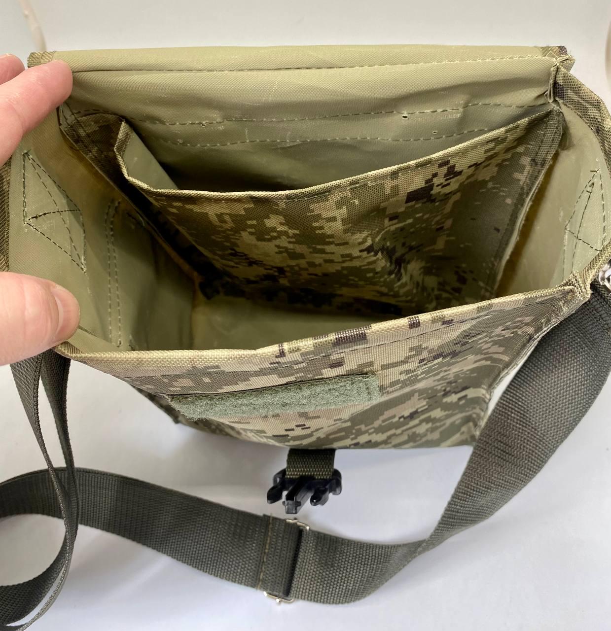 Сумка військова для протигазу/фільтрів/масок Піксель (0004) - фото 6