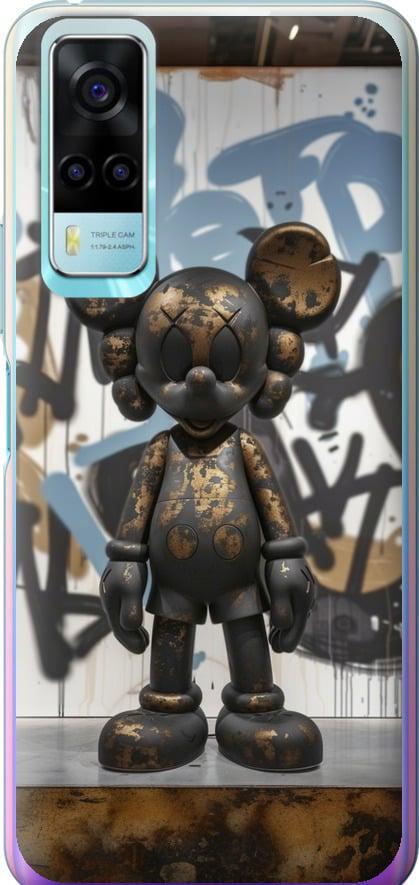 Чехол на Vivo Y31 Bronze kaws v2 (6098u-584-42517)