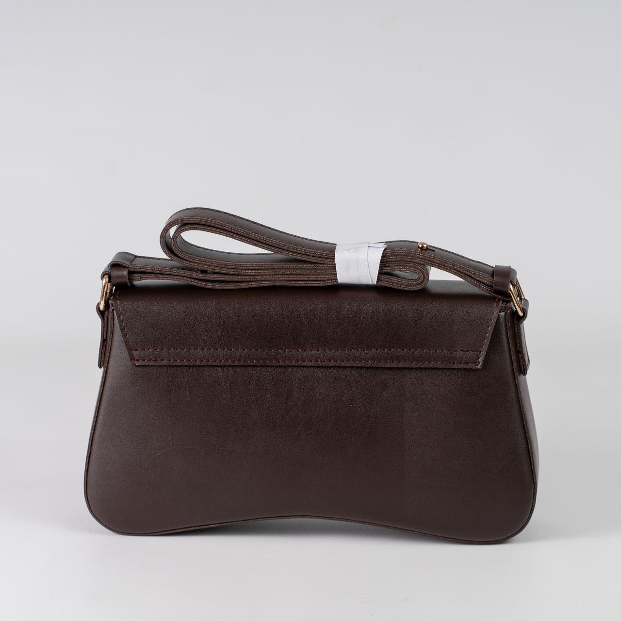 Сумка женская багет XENIA № 28-24 Коричневый - фото 4 Сумка женская багет XENIA № 28-24 Коричневый - фото 4