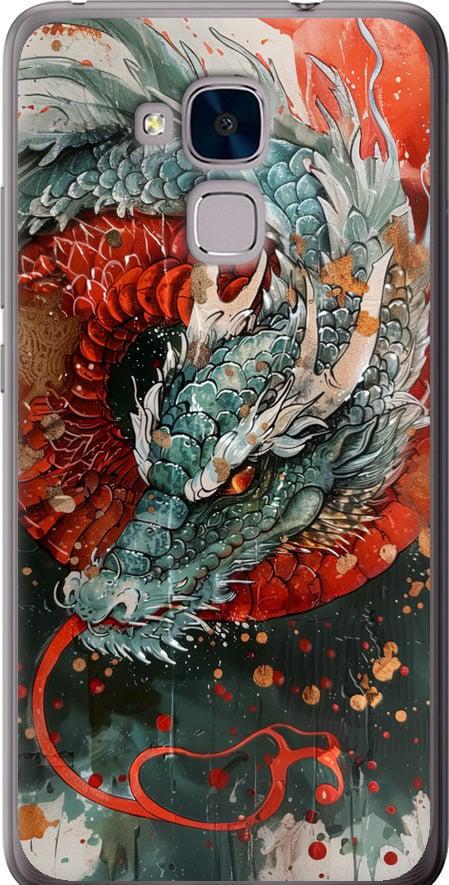 Чехол на Huawei GT3 Стихия огня (6101t-472-42517)