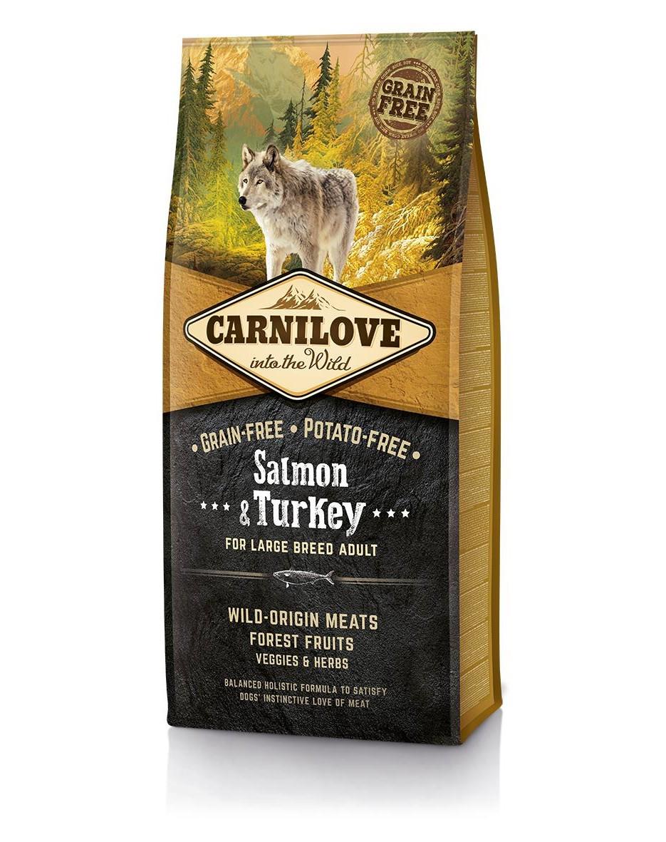 Корм сухий Carnilove лосось та індичка великої породи 12 кг