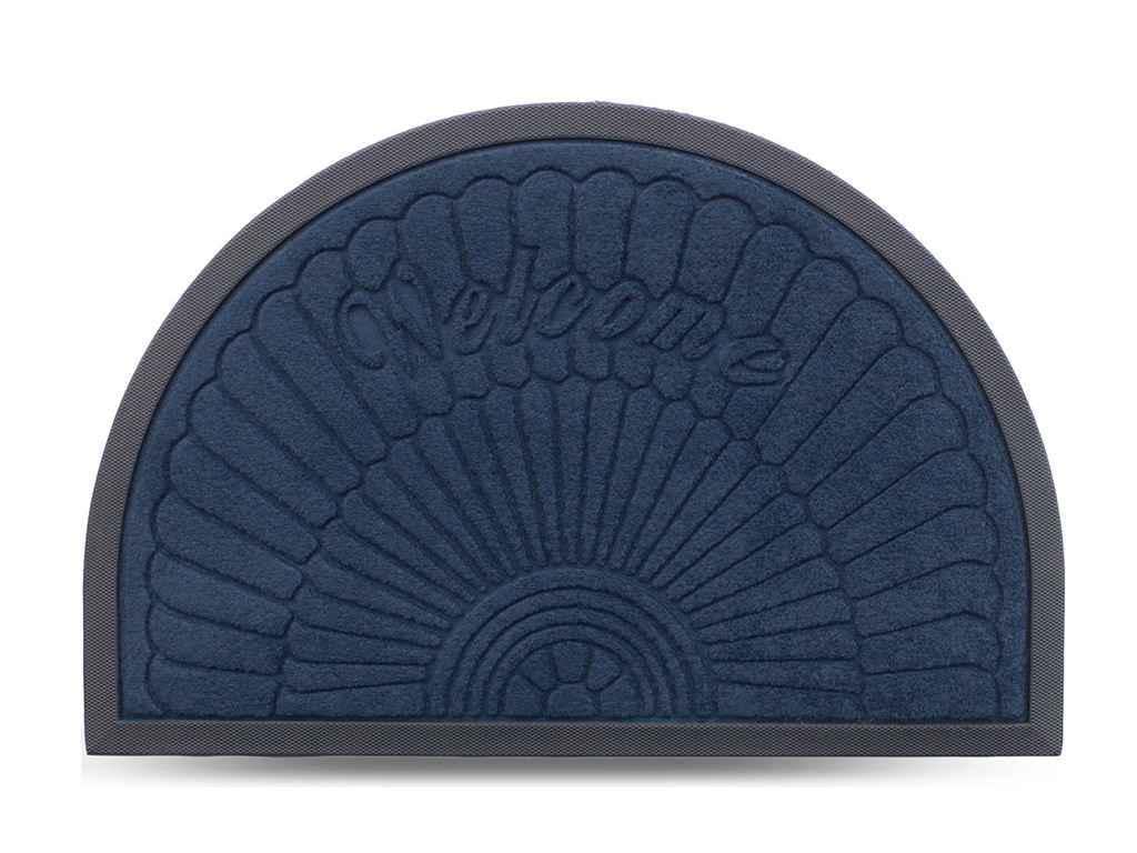 Коврик придверный Dariana MX полукруг 40х60 см Темно-синий (947406)