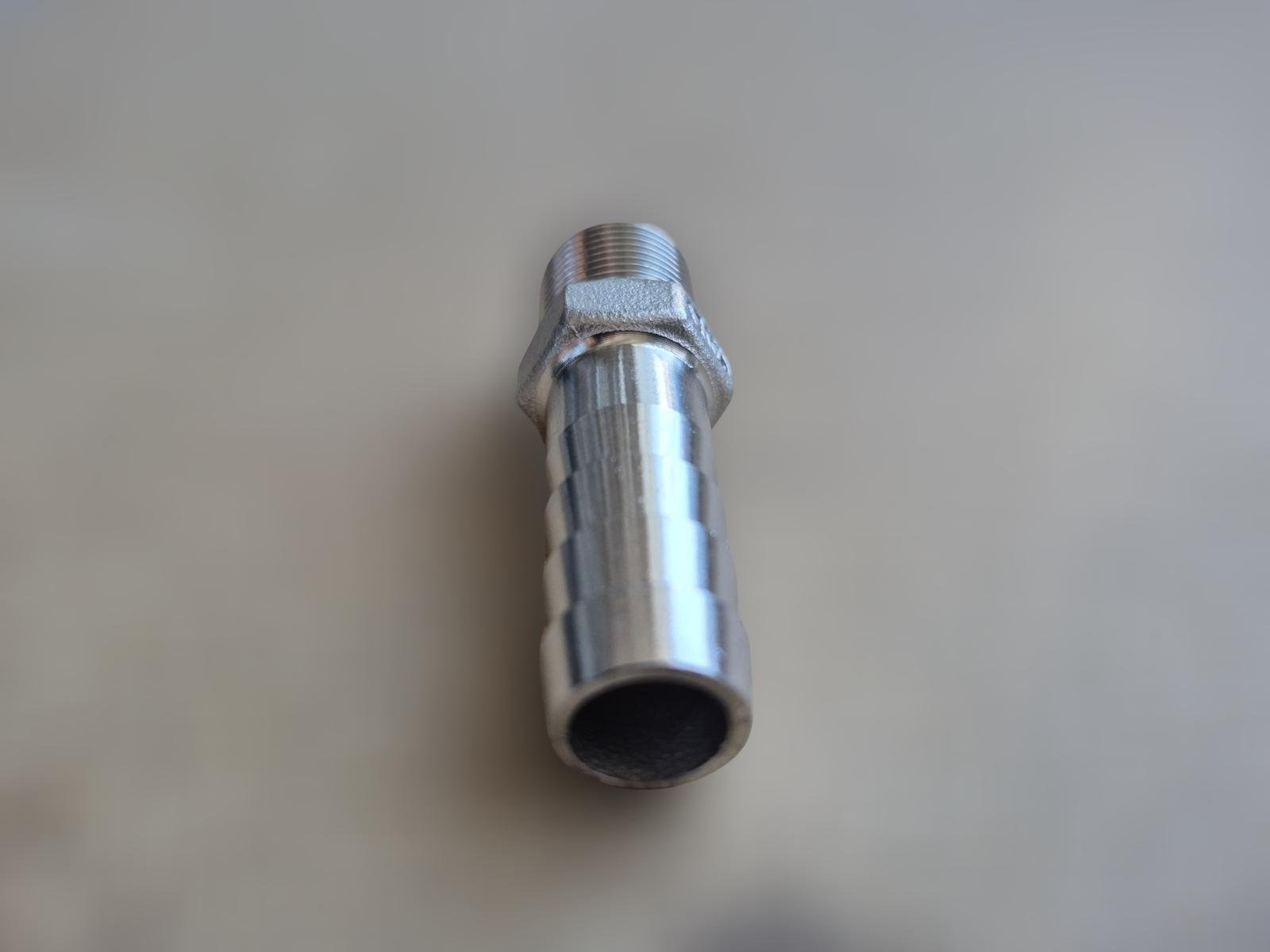 Штуцер шланговый резьбовой DN10 AISI304 BSPP Class-150 елка н/ж сталь 14 мм 3/8" (29203299) - фото 6 Штуцер шланговый резьбовой DN10 AISI304 BSPP Class-150 елка н/ж сталь 14 мм 3/8" (29203299) - фото 6