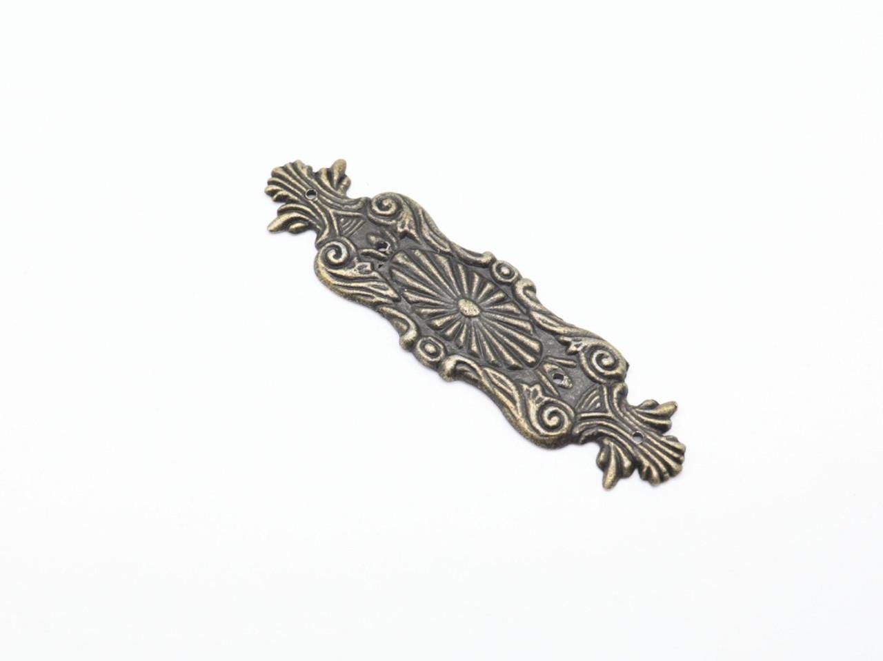 Накладка для мебели декоративная 80х21 мм Античная бронза (С-051-3)