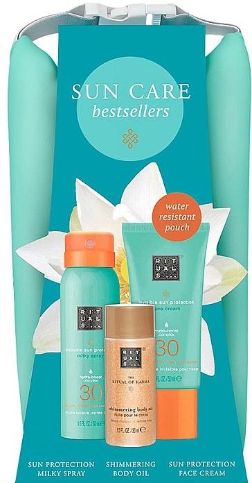 Набор косметики с косметичкой RITUALS The Ritual of Jing гель для душа/крем для тела/сухое масло/спрей для подушек 50/70/50/20 мл (50325)