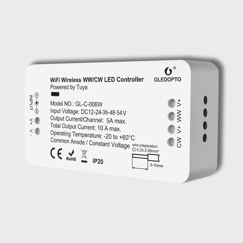 Контроллер Tuya Smart Gledopto Wi-Fi WW/CW LED (GL-C-006W)