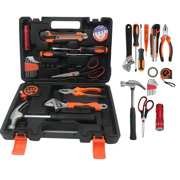 Набор бытовых инструментов из 13 предметов Черный (ART0196) - фото 3