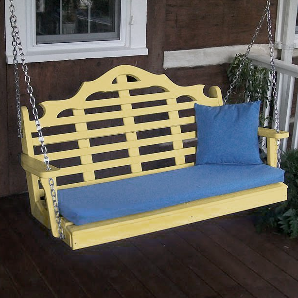 Диван-гойдалка садова з дерева Кайруан Лимонад (СКЛ-000651) - фото 1 Диван-гойдалка садова з дерева Кайруан Лимонад (СКЛ-000651) - фото 1