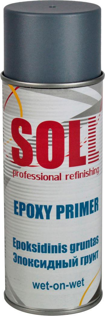 Грунт-спрей эпоксидный SOLL Epoxy Primer 1K 400 мл Серый (S700029)
