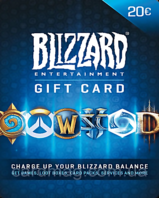 Подарочная карта Blizzard Battle.net 20 EU