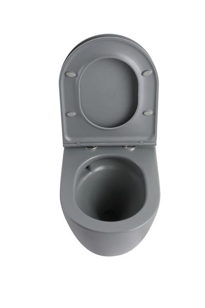 Унітаз підвісний Mixxus Premium ELLIPSE-0308-T3 GRAY система змиву TORNADO Графітовий (MP6654) - фото 2 Унітаз підвісний Mixxus Premium ELLIPSE-0308-T3 GRAY система змиву TORNADO Графітовий (MP6654) - фото 2