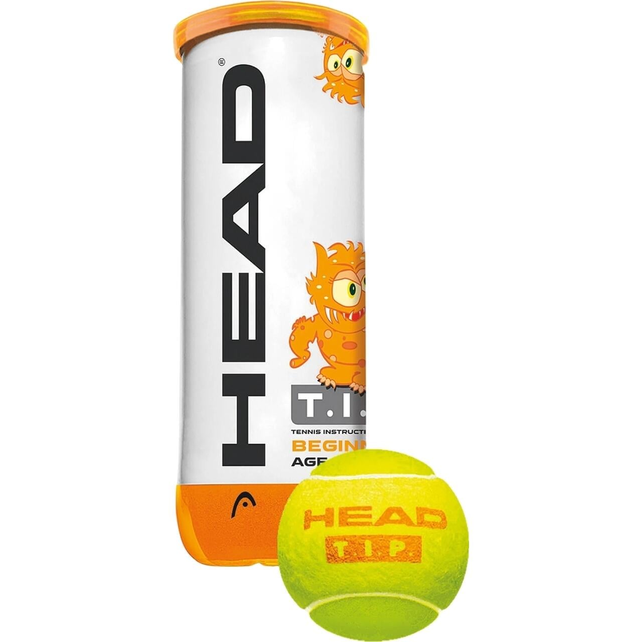 Набор мячей для тенниса Head TIP Orange 3 3 шт. Желто-оранжевый (578123) Набор мячей для тенниса Head TIP Orange 3 3 шт. Желто-оранжевый (578123)