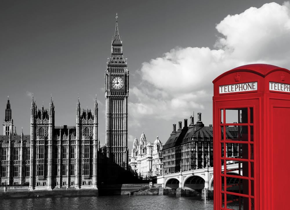 Фотообои WS Wallpaper Лондон 360x260 см (31117) Фотообои WS Wallpaper Лондон 360x260 см (31117)