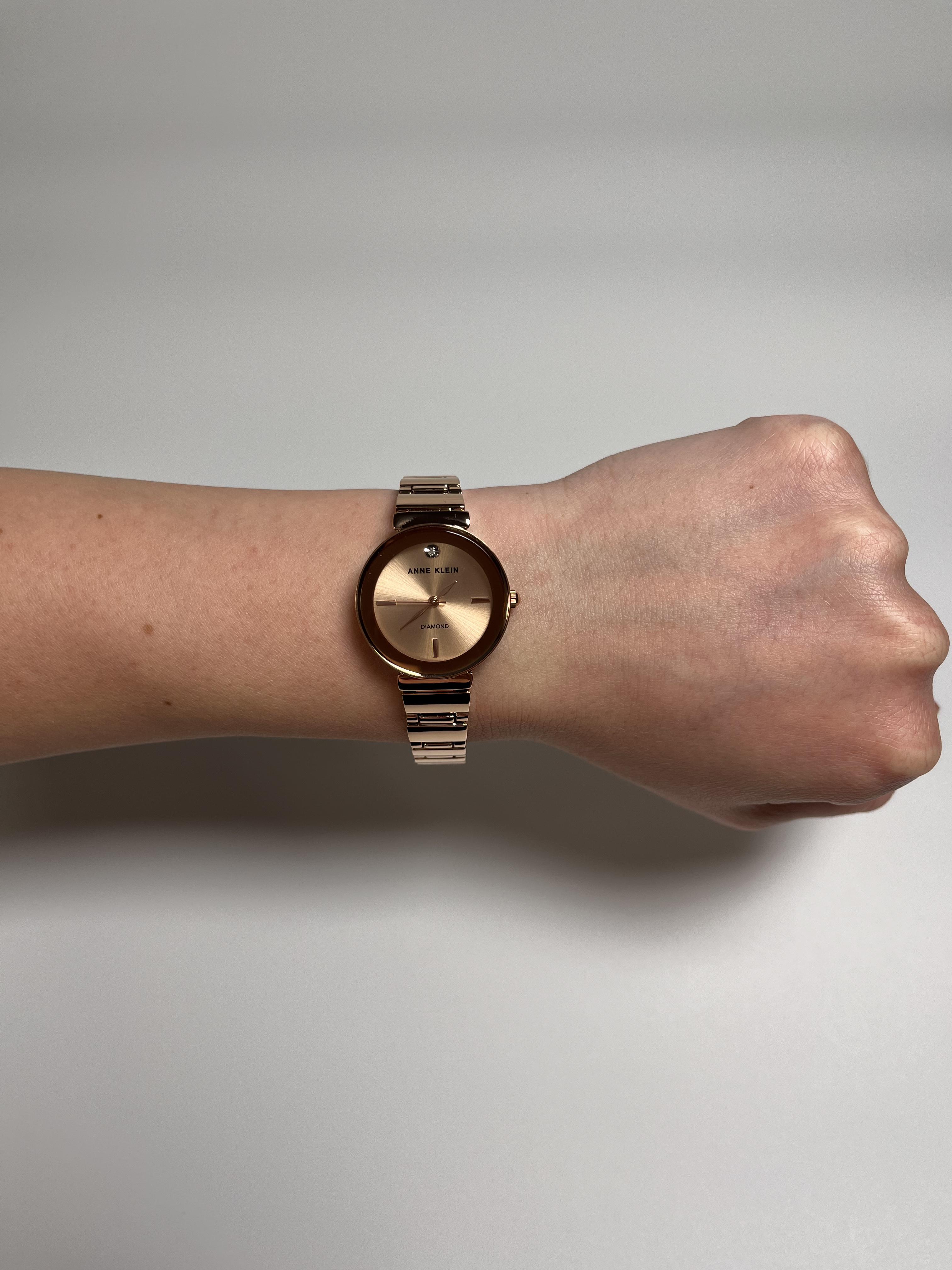 Часы женские Anne Klein AK/2434RGRG Золотой (13941840) - фото 6 Часы женские Anne Klein AK/2434RGRG Золотой (13941840) - фото 6