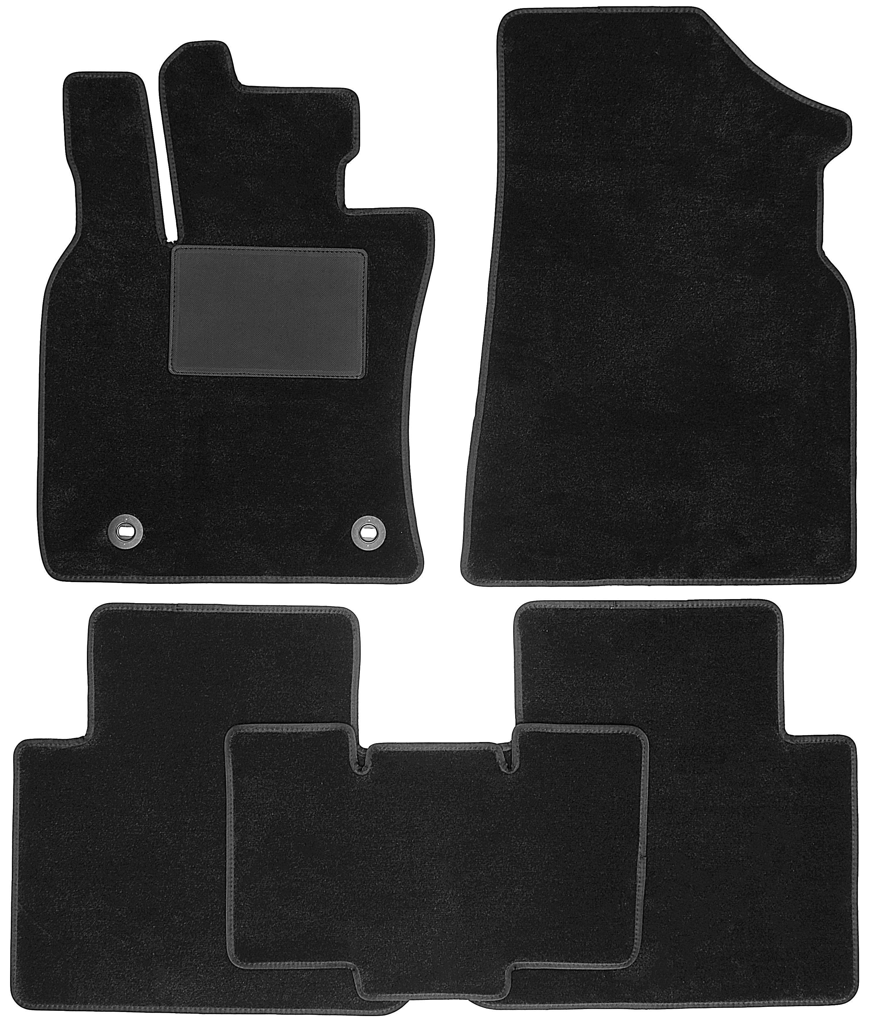 Коврики в салон для Toyota Camry V70 2018- текстильные Черный (165536)